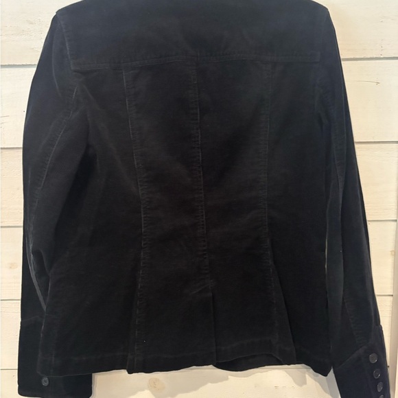 LOFT Black Blazer corduroy Classic Suit Jacket - Picture 6 of 14